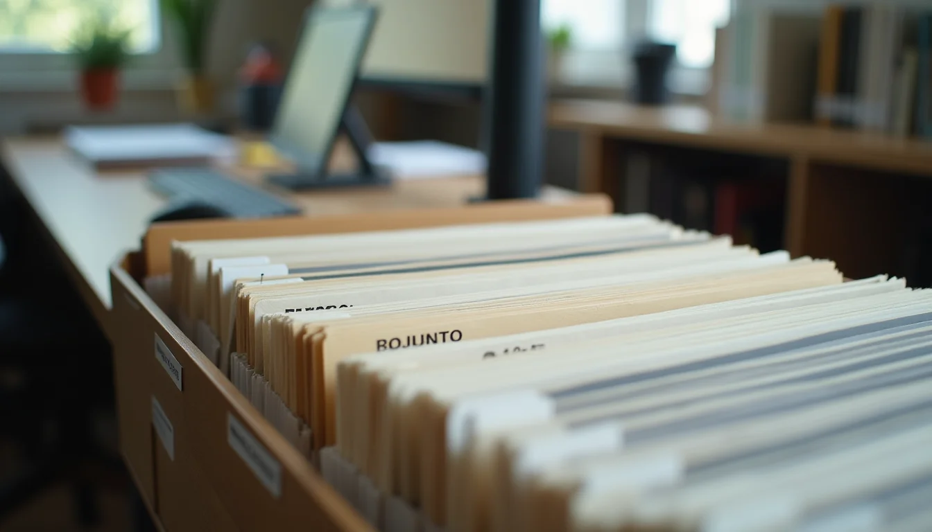 Labeled product image specification sheets showing consistency standards sorted on a catalog review desk