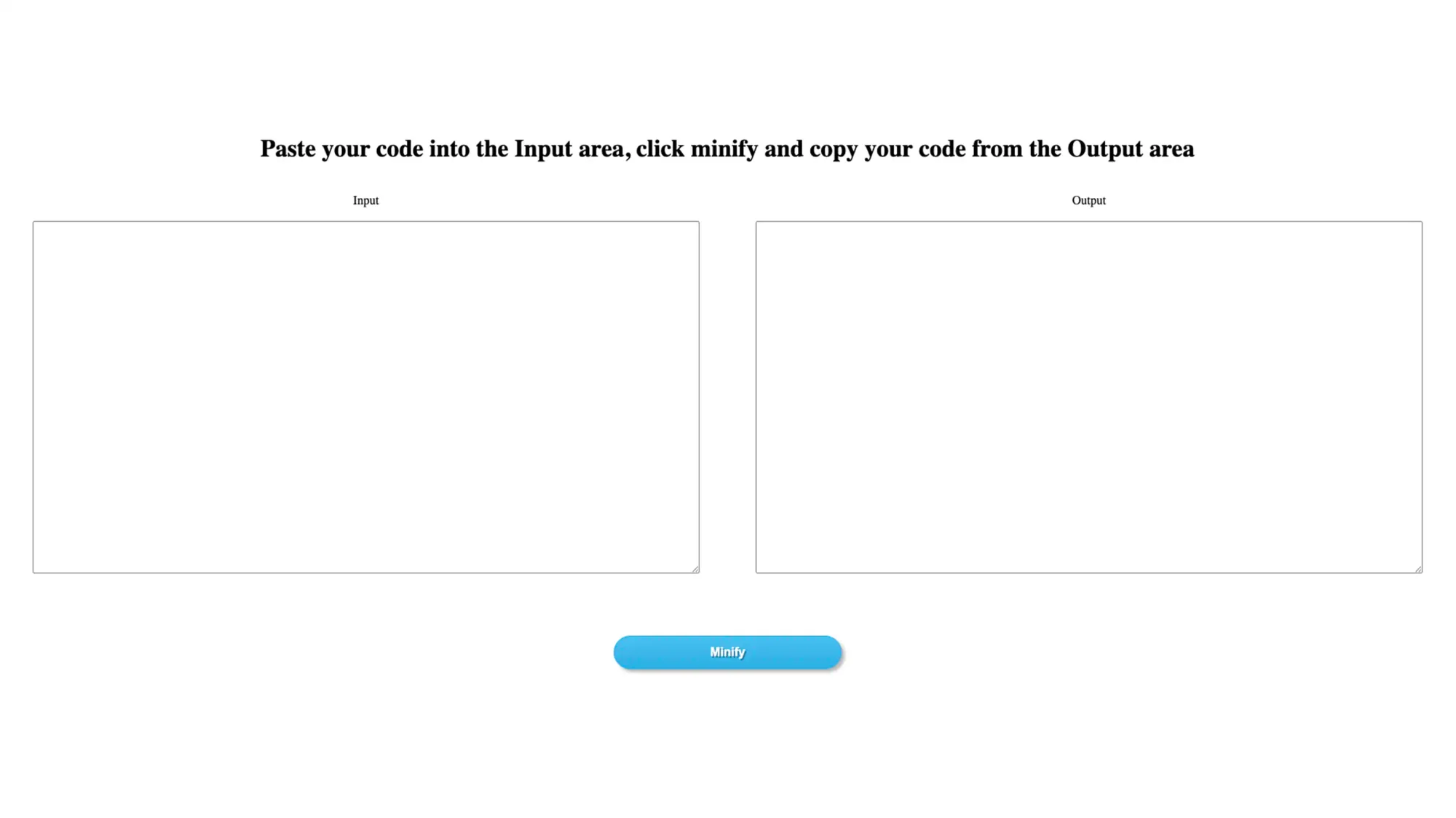 Script Minifier